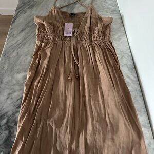 Target Taupe Smocked Dress
